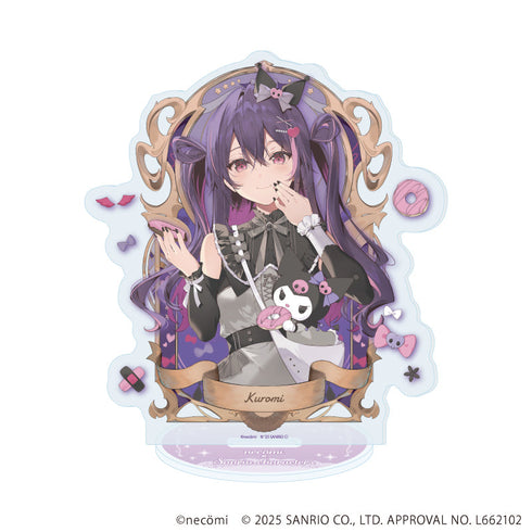 『necomi×サンリオキャラクターズ』アクリルスタンド01/クロミ(コラボイラスト)